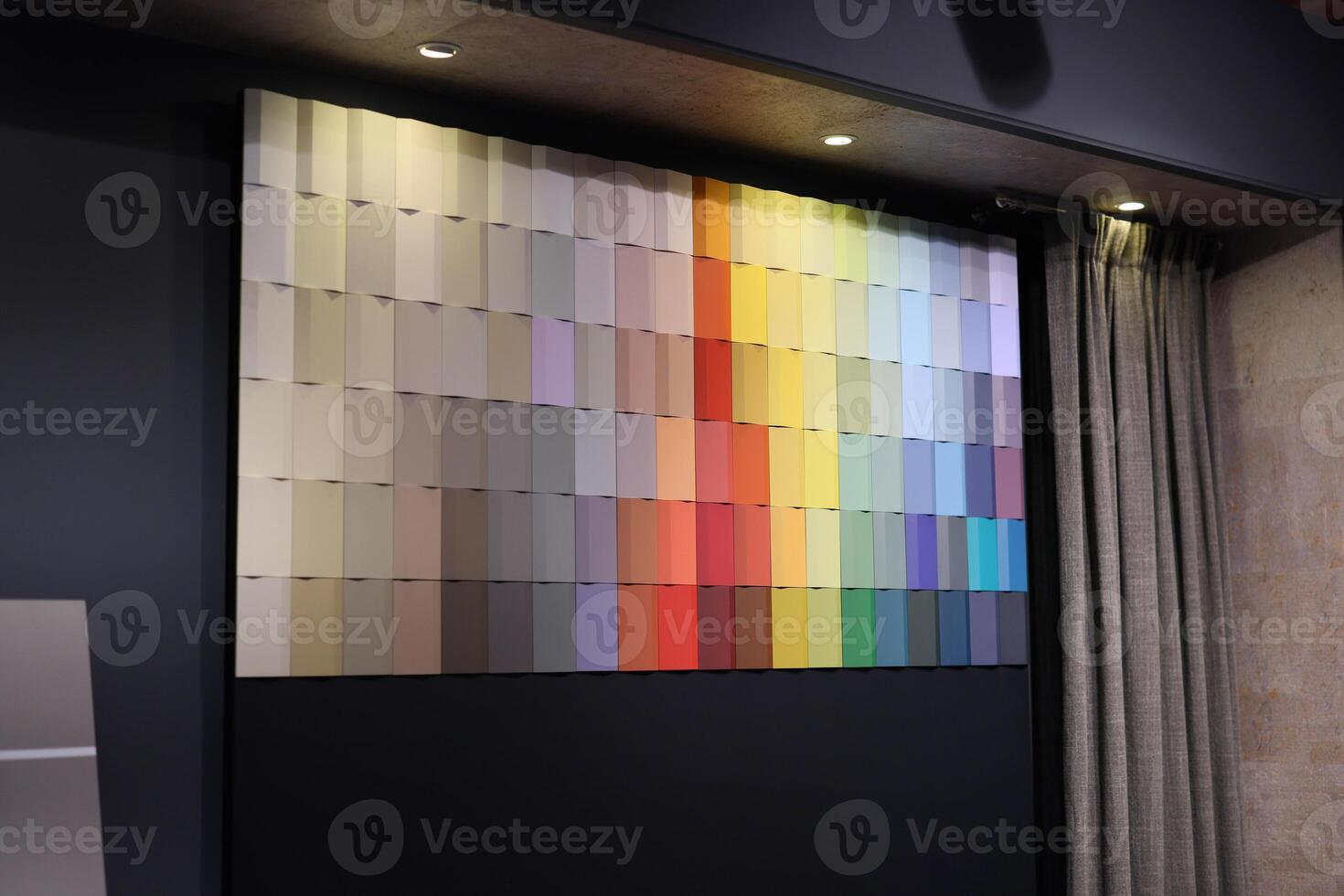 Explore a Color Palette Display for Interior Design Inspiration and Creative Ideas for Spaces photo