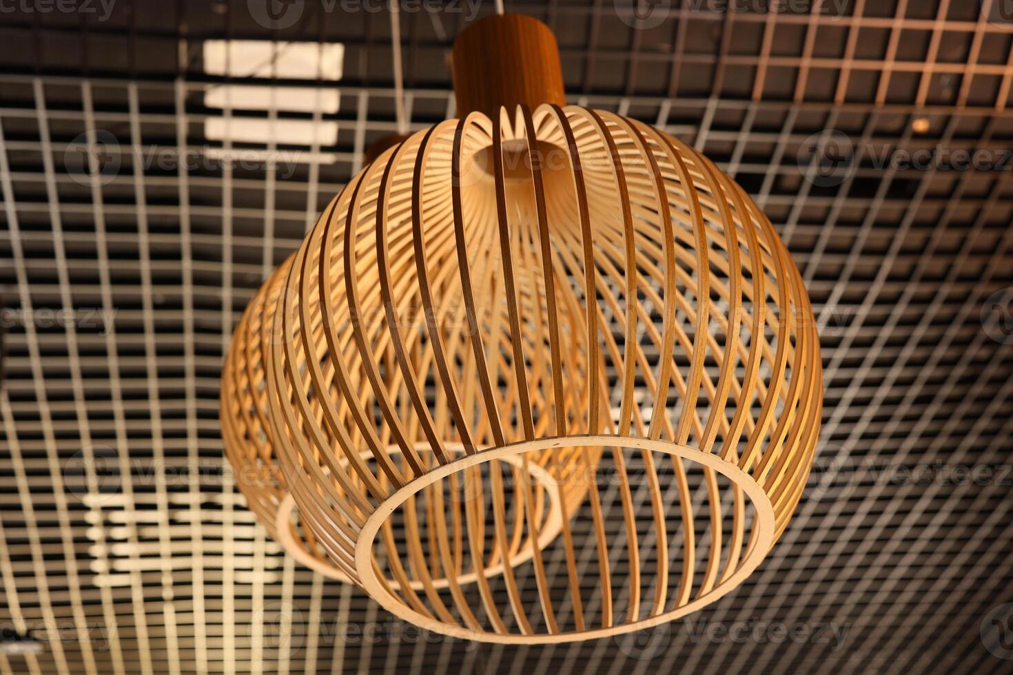 Stylish Bamboo Pendant Light Fixture Perfectly Designed for Contemporary Modern Interiors photo