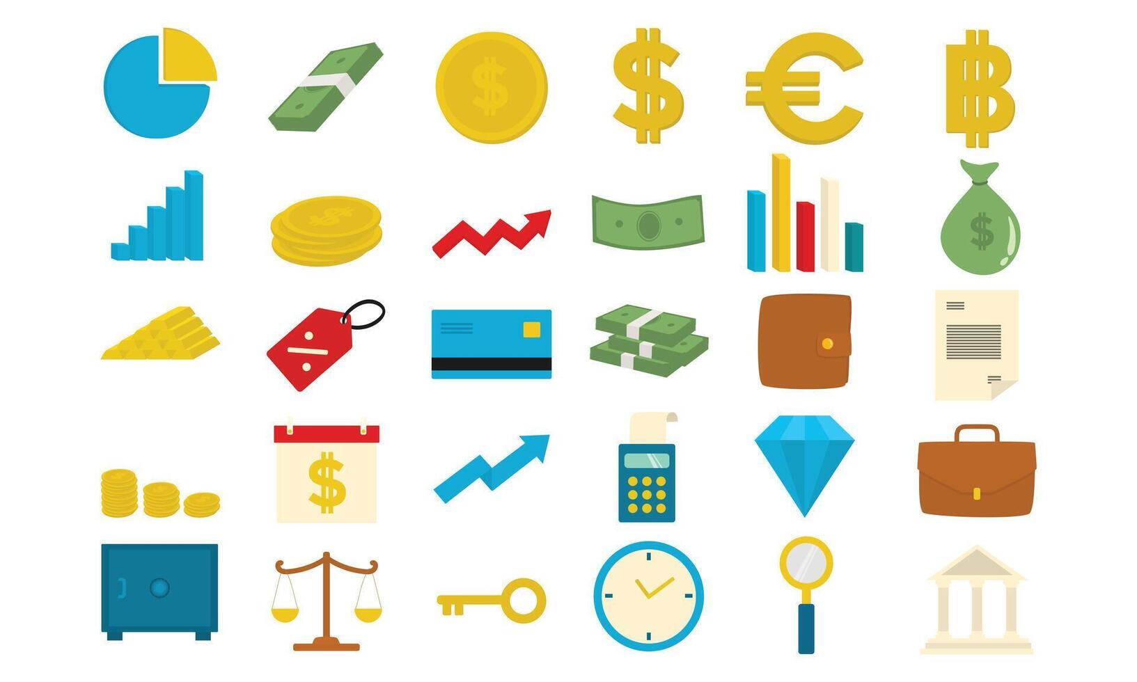 business finance collection vector