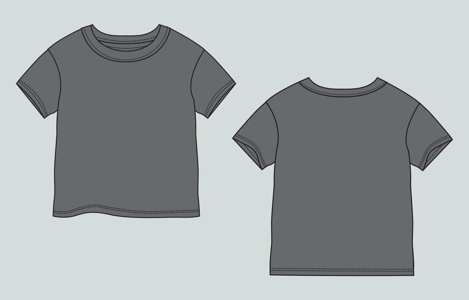 A gray t - shirt with a white background vector