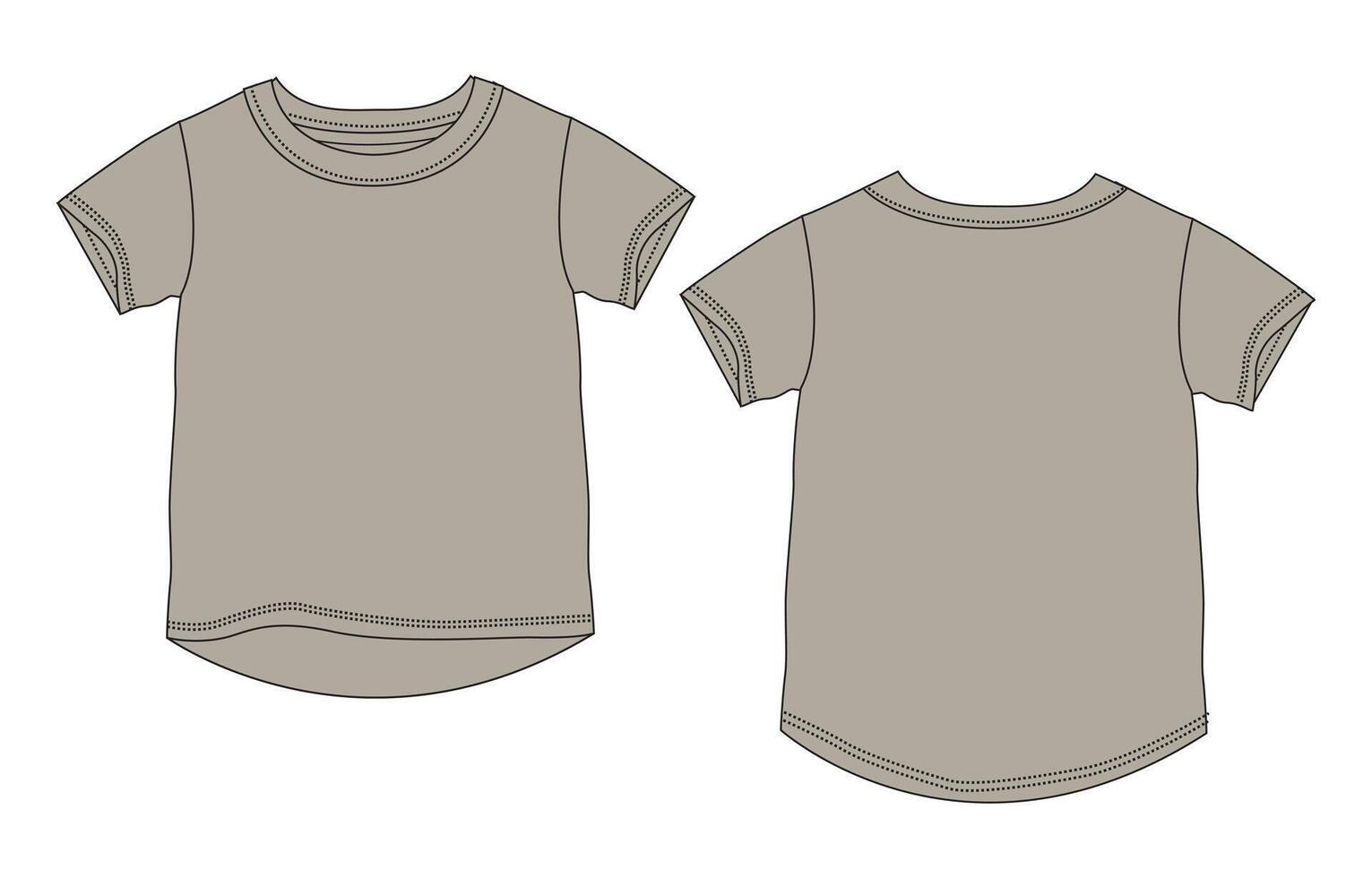 A t - shirt design with a side view vector