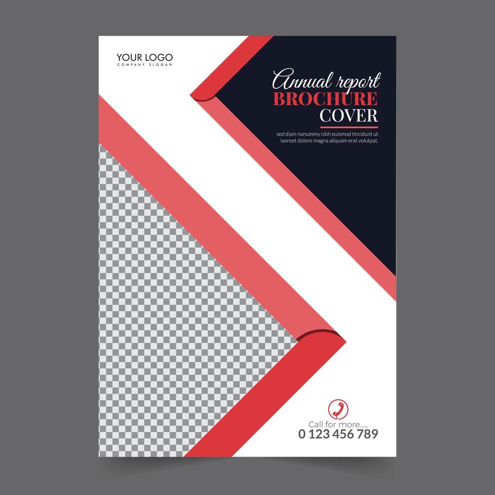 Business brochure cover annual report cover, book cover or flyer design. Leaflet presentation. Catalog with Abstract geometric background. Modern publication poster magazine, layout, template, vector