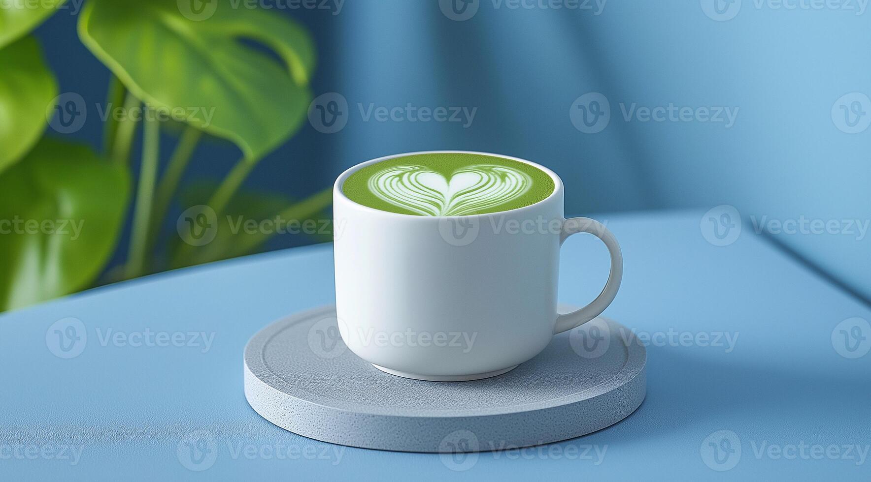 matcha latte the perfect blend of taste, health, and relaxation photo