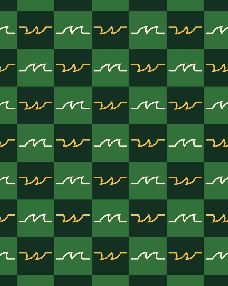 Wave line pattern design. vector