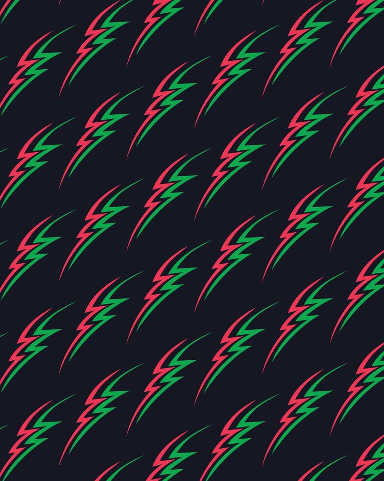 pattern of red and green flashes. vector
