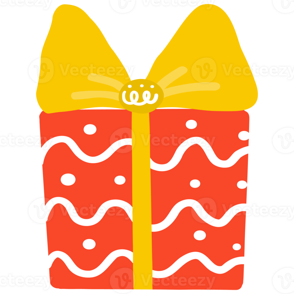 Present gift box illustration png