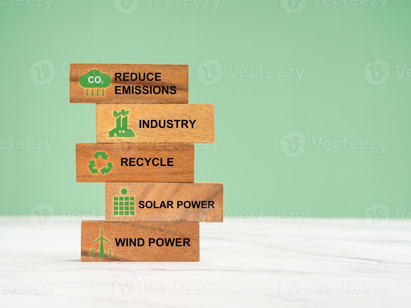 Reduce CO2 emissions to net-zero in 2050. Save earth and environment, and carbon neutral photo