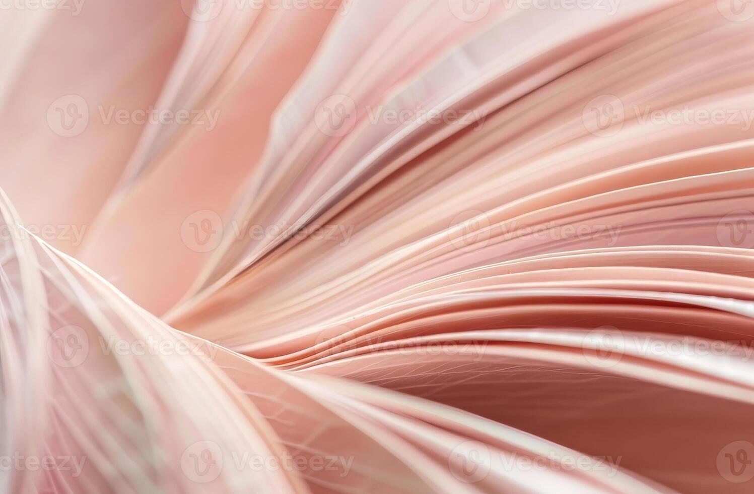 Beige Aesthetic Dried Leaves Delicate Background. Soft Wallpaper Texture of Transparent Macro Paper Leaves. photo