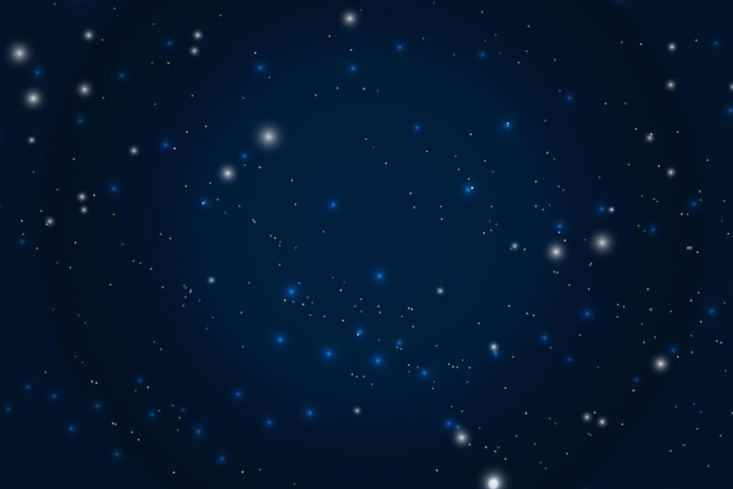 Elegant night sky with beautiful stars background vector