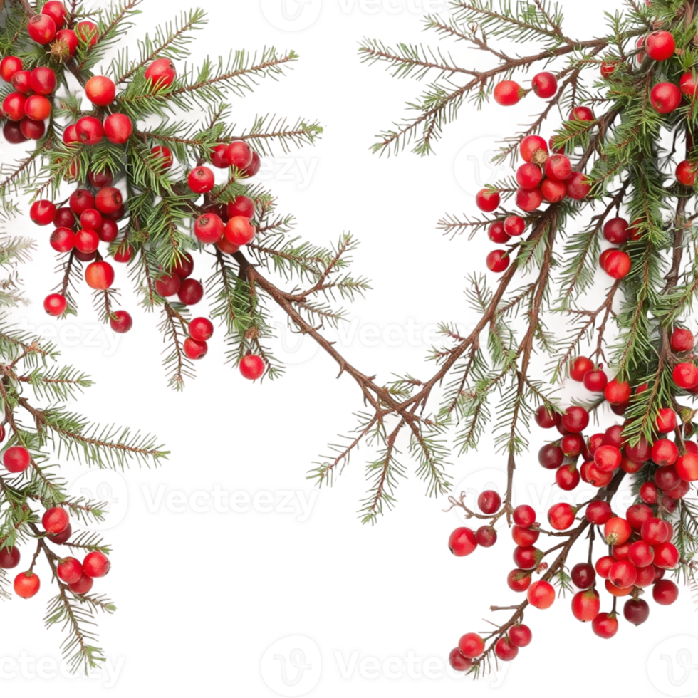 A bunch of red berries hanging from a branch png