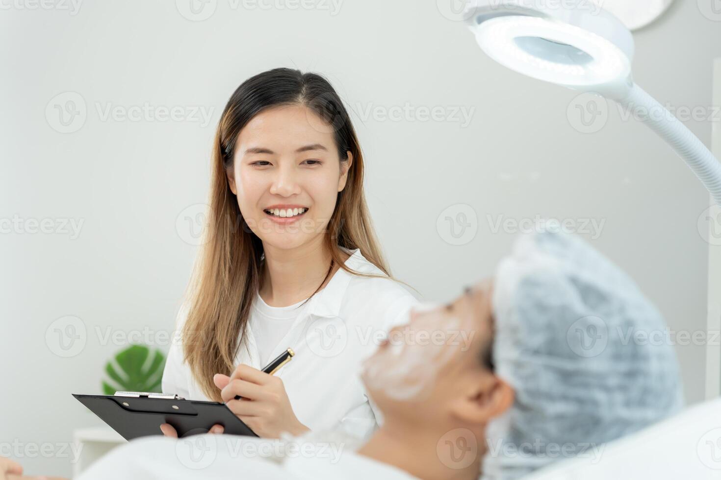 Beauty Checklist Program, Beauty Clinic, VIP Clients customer receive spa and beauty, Spa and Beauty, White Room with Bed and Chair, Skin Care, Style, Health, Beauty, Beautician photo