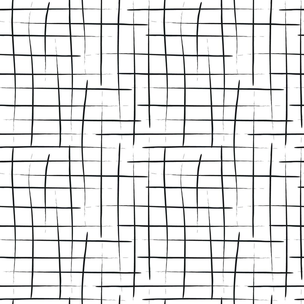 Checkered Seamless Pattern. Basic Background. vector