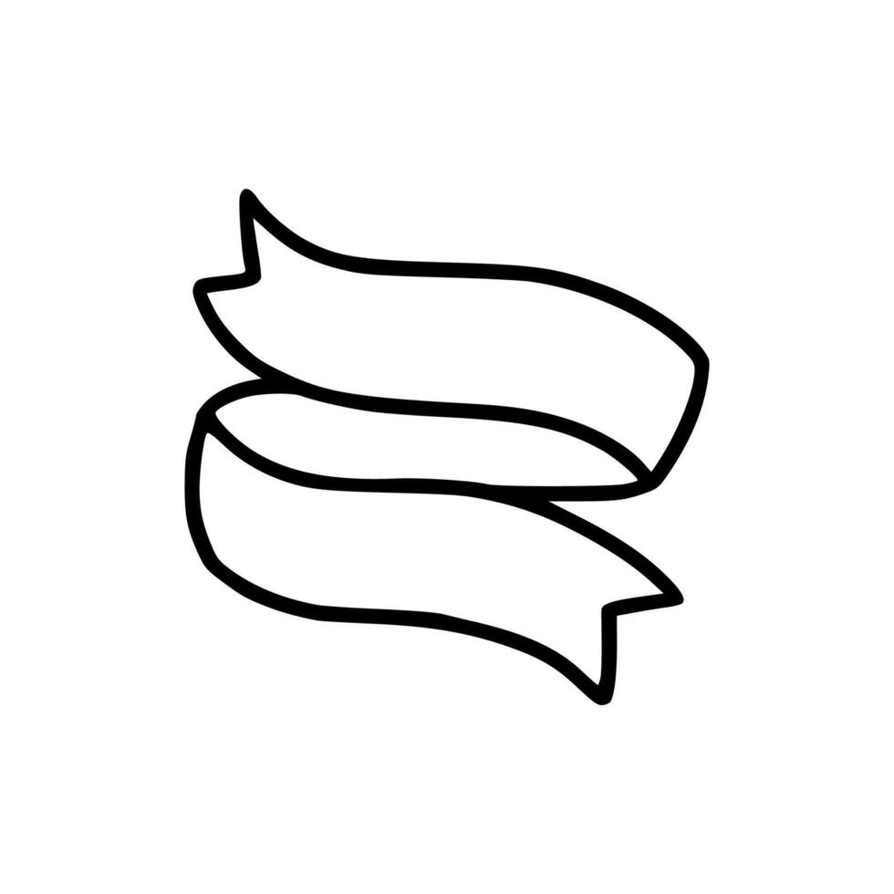 Ribbon icon illustration vector