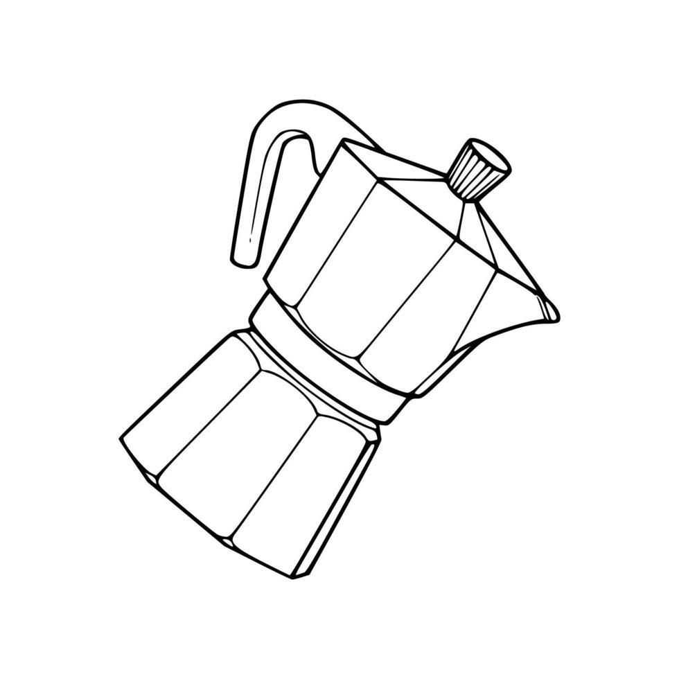 Coffee maker icon illustration vector