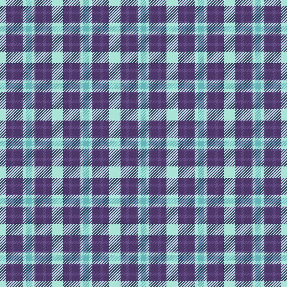 Drawing background seamless, difficult fabric texture textile. Apparel pattern tartan plaid check in violet and light colors. vector