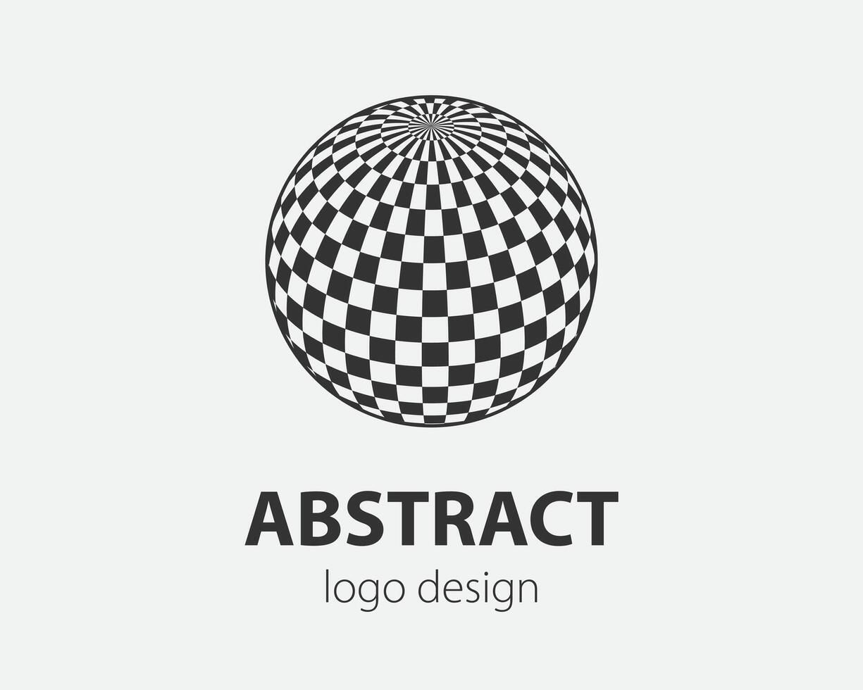 Sphere logo design template for business. Global icon. vector