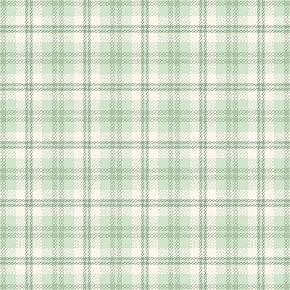 Cross tartan seamless plaid, basic texture pattern check. Nostalgic textile background fabric in light and pastel colors. vector