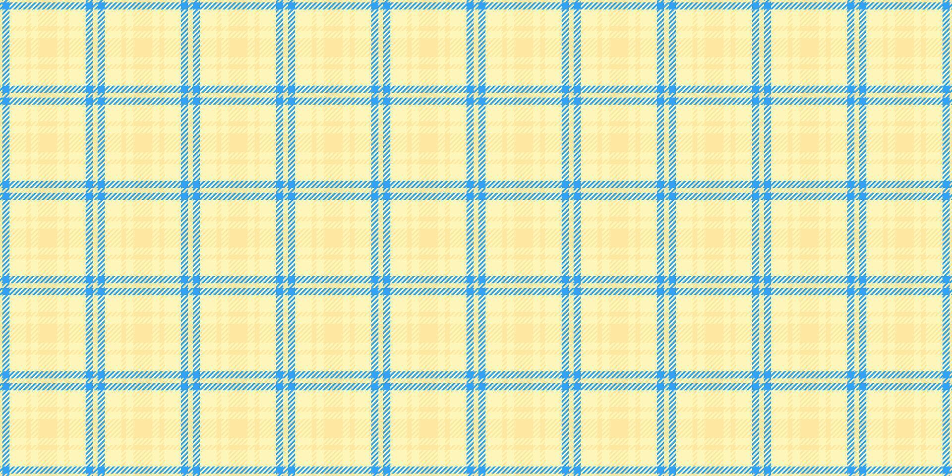 Styling fabric seamless, present background textile check. Full plaid tartan texture pattern in light and yellow colors. vector