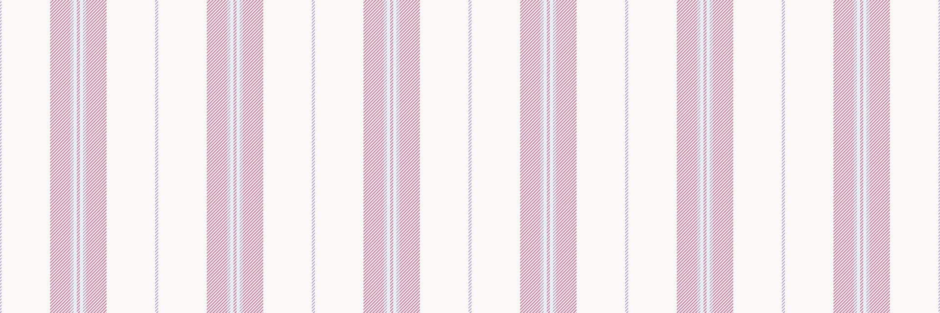 Customizable fabric texture background, figure pattern seamless . Easter lines vertical textile stripe in snow and pink colors. vector