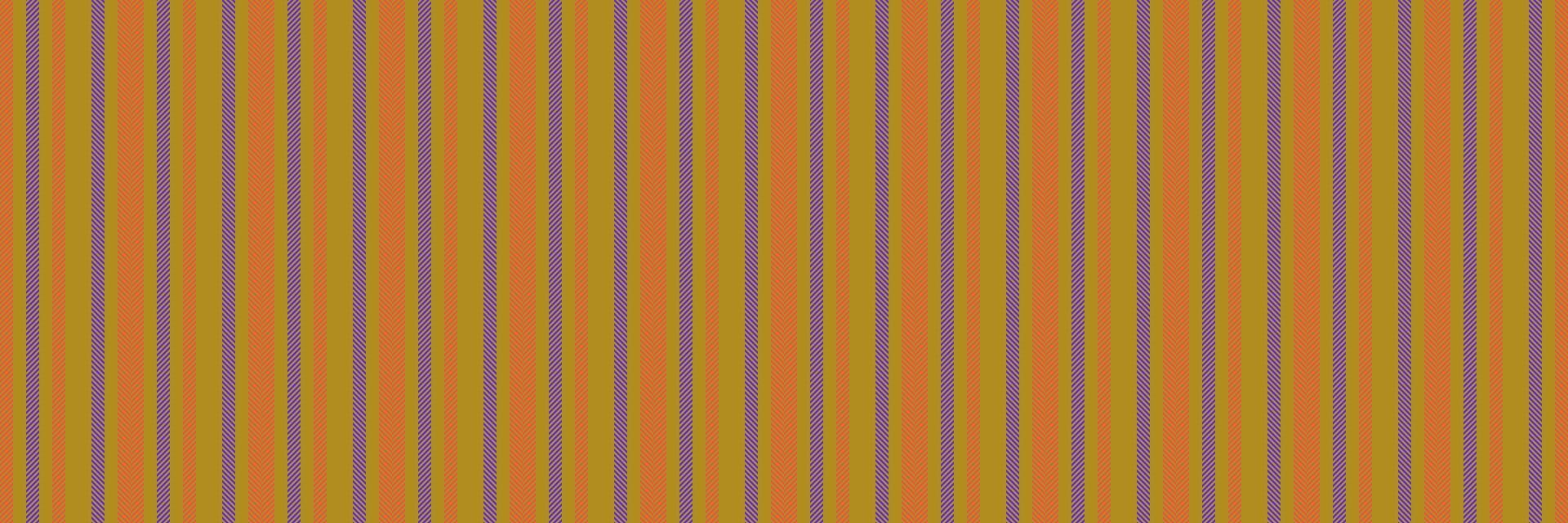 National vertical stripe seamless, party background texture fabric. Pillow pattern lines textile in amber and red colors. vector