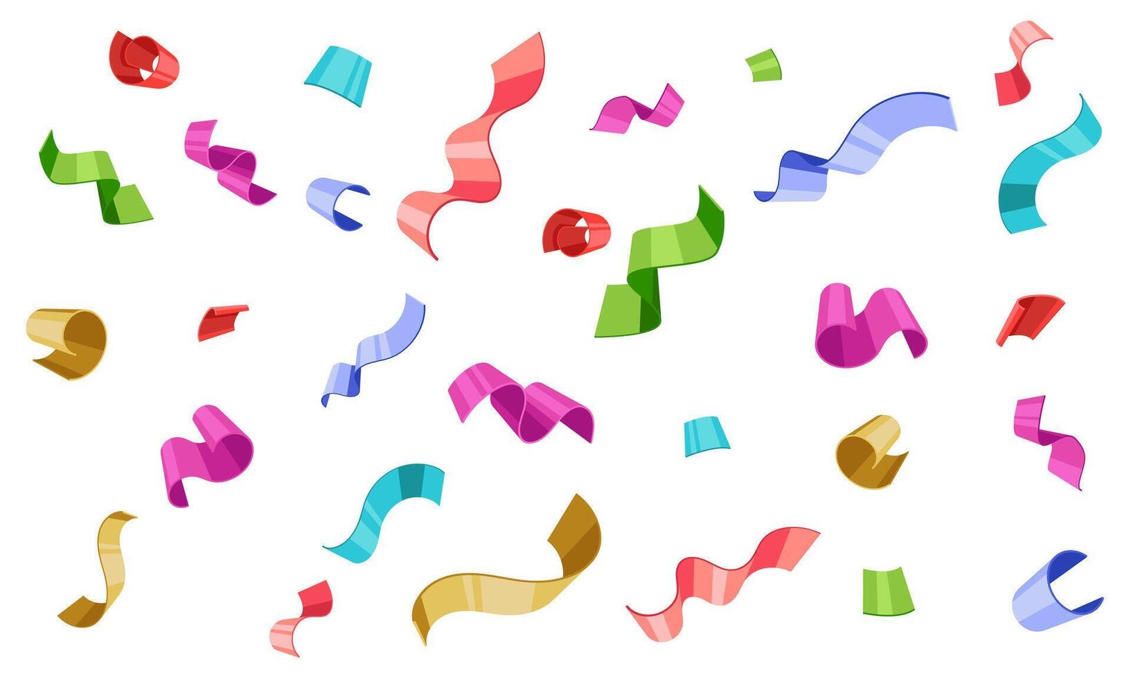 Faling confetti for festival background, birthday party invitation, carnival celebrate, glamour concert. Shiny colourful flying particle. Magic mosaic effect, romantic ceremony vibrant ornament. vector