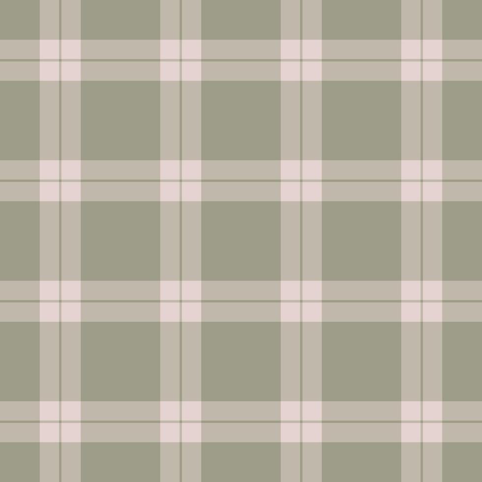 Creativity seamless check tartan, gorgeous pattern textile. Nostalgic plaid fabric texture background in pastel and light colors. vector