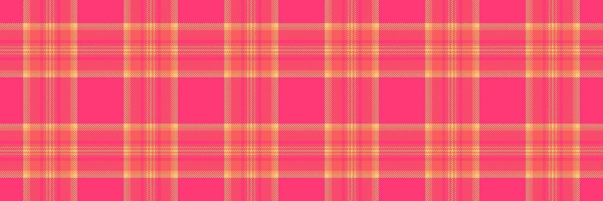 Modern pattern tartan plaid, idea check texture seamless. Window fabric background textile in red and orange colors. vector