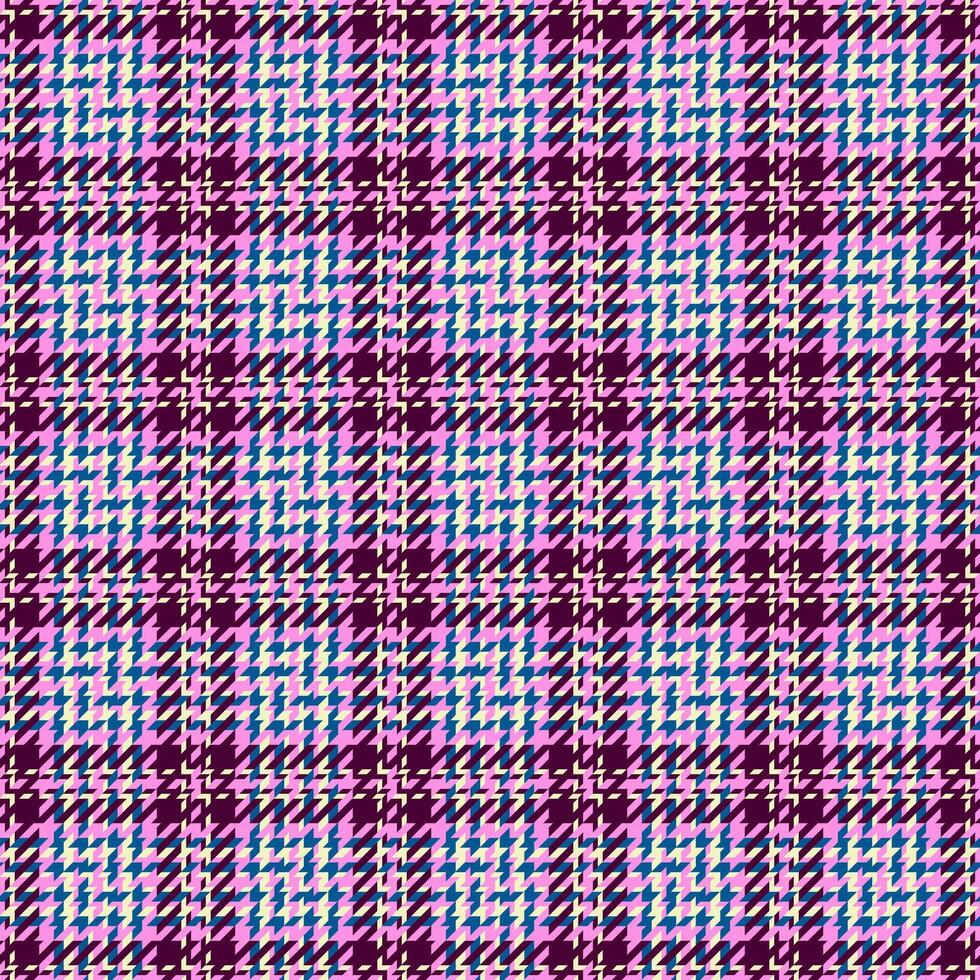 Popular seamless textile tartan, trade pattern plaid. Difficult background fabric texture check in pink and light colors. vector