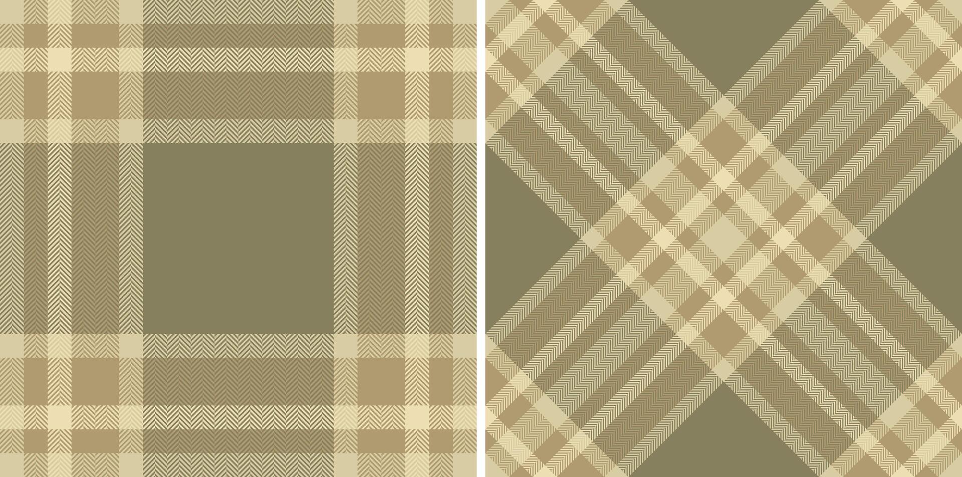 Pattern plaid fabric of seamless textile with a background tartan check texture. Set in food colors. Fashion repeat patterns in clothing. vector