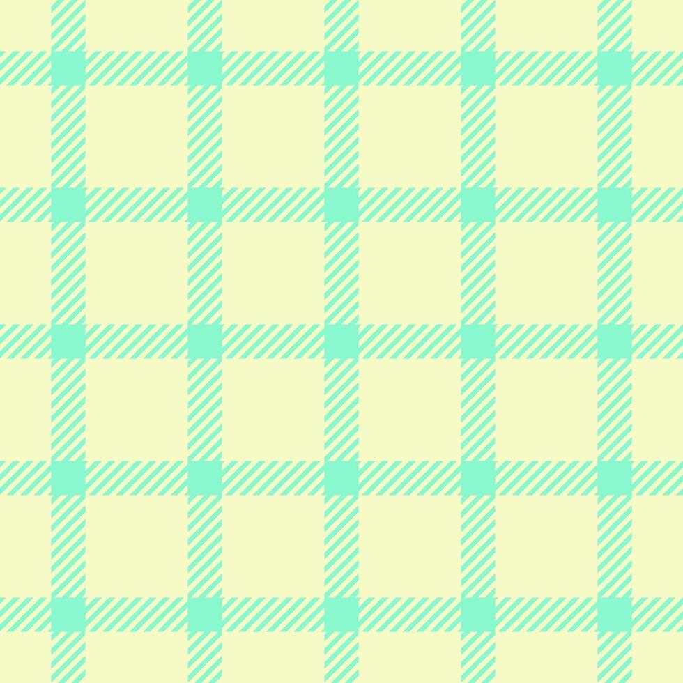 Coat pattern background, tradition texture plaid seamless. Flannel check fabric textile tartan in light and mint colors. vector