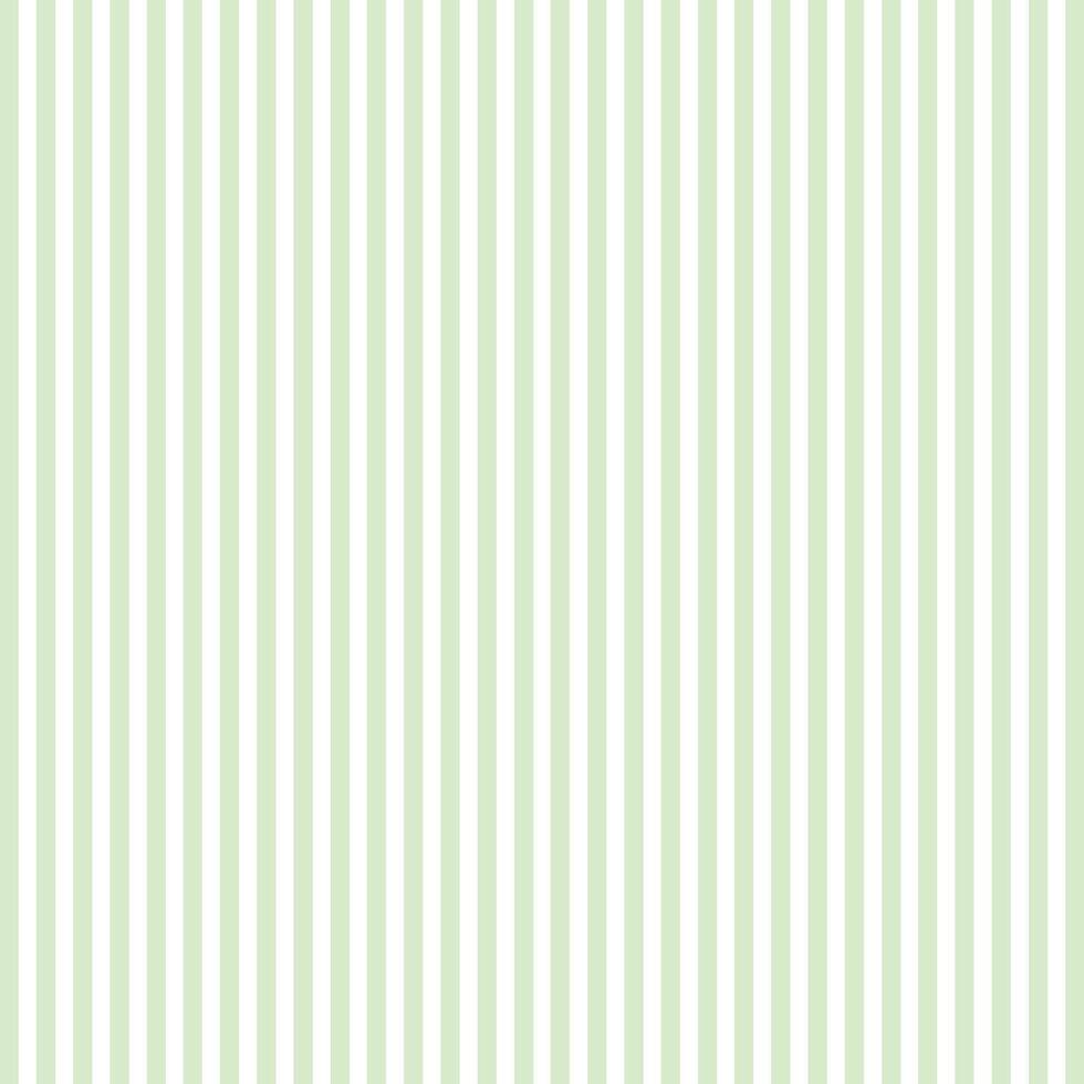 Green and White Vertical Striped Pattern on a Seamless Background vector