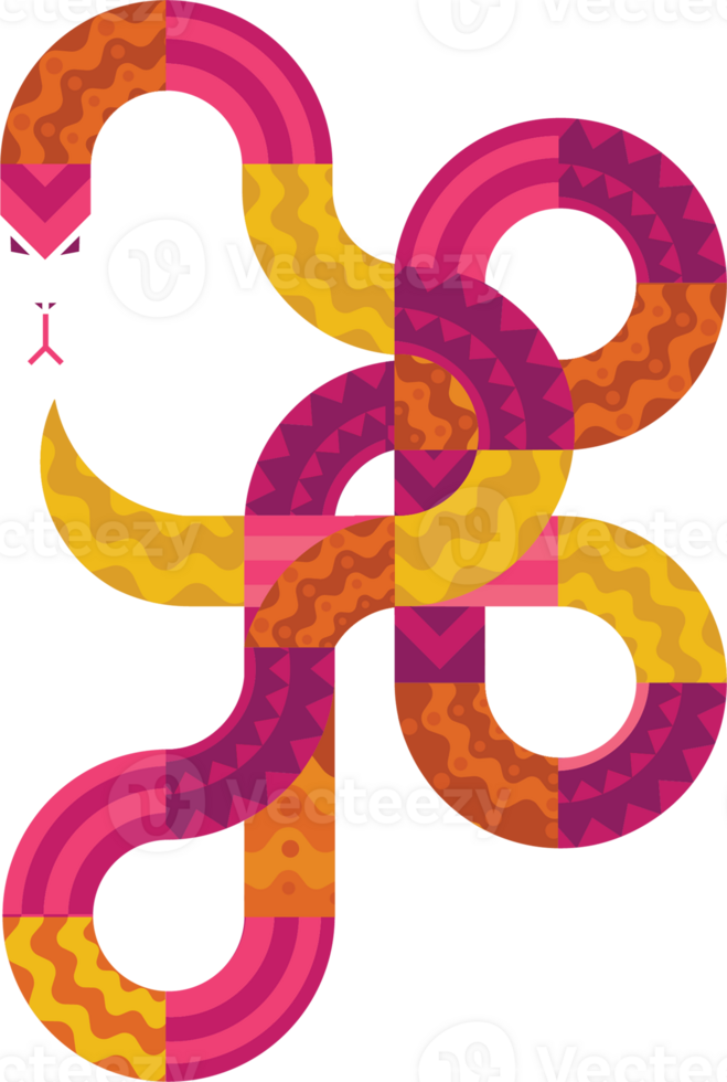 snake graphic geometry png
