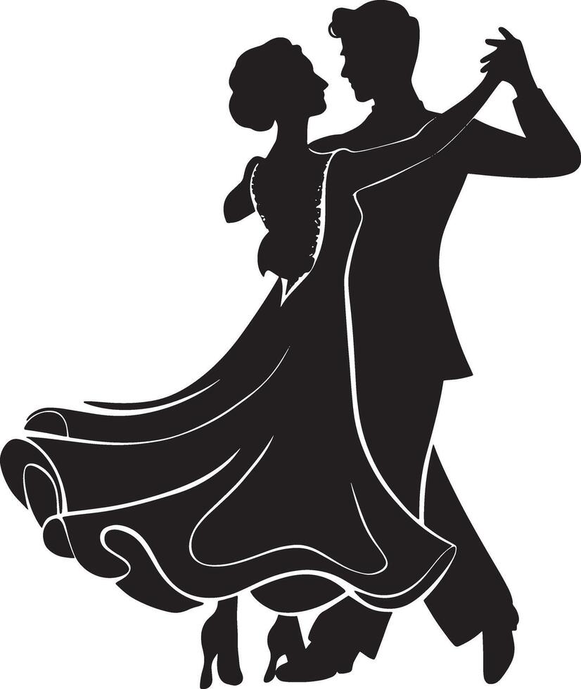 Beautiful valentine silhouette showing couples in love with romantic moments like kissing hugging and proposals perfect for creative valentines day designs and decorations vector
