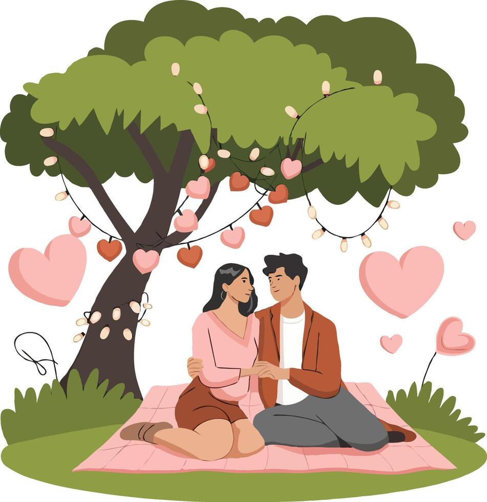 Elegant Valentine love couple art featuring romantic themes with poses like kissing and hugging perfect for digital Valentine Day illustrations cards and themed decorations vector
