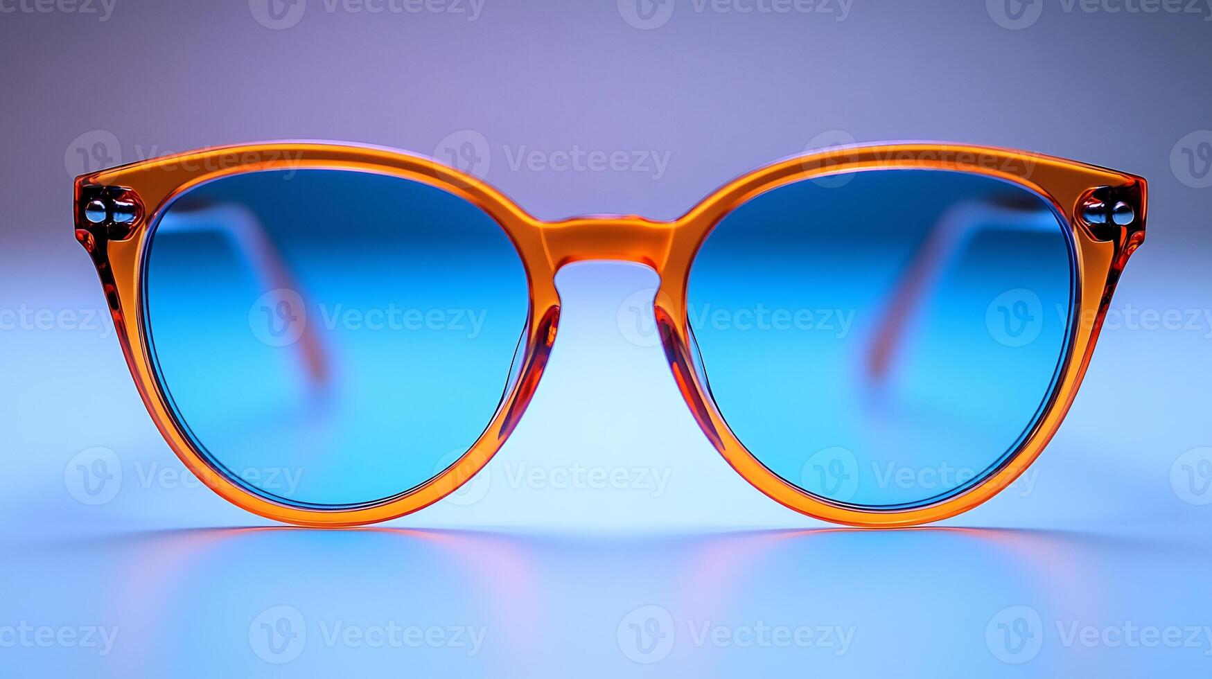 Fashionable eyeglasses vibrant neon frames and a luxurious touch suitable for both casual and formal office environments isolated on white background photo
