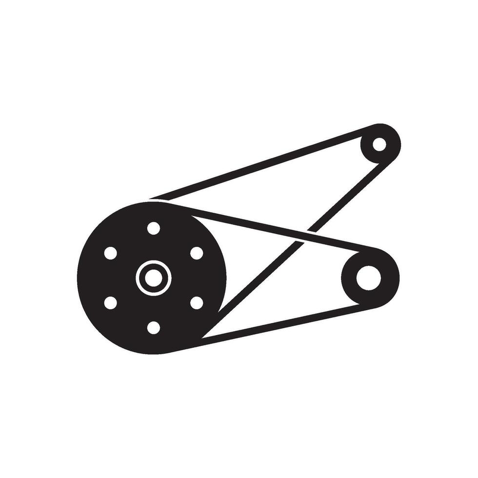 Engine Belt Icon vector