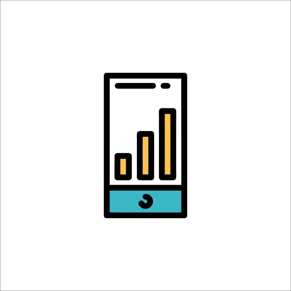 Mobile app icon vector
