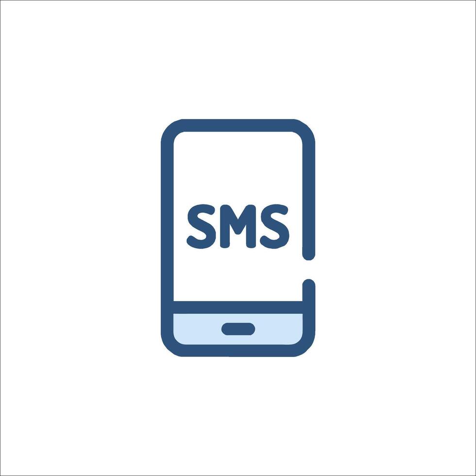 Sms icon on white background vector