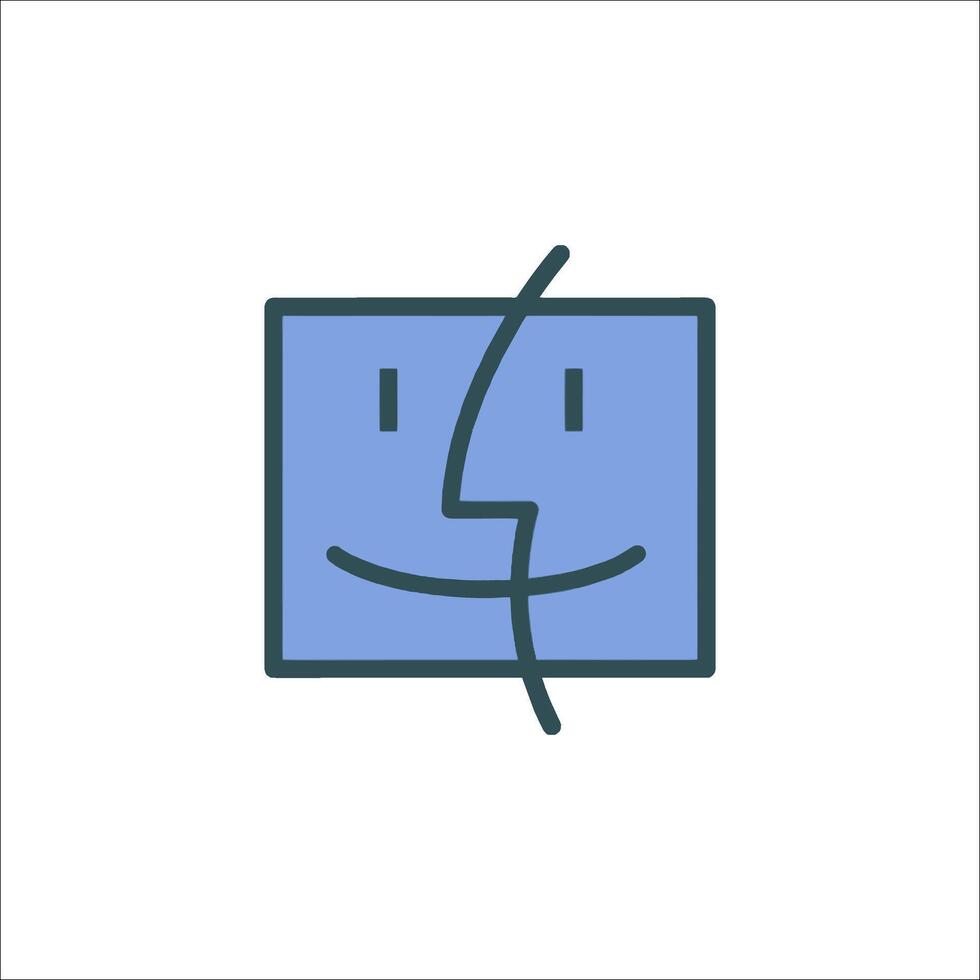A smiley face icon with a line through it vector