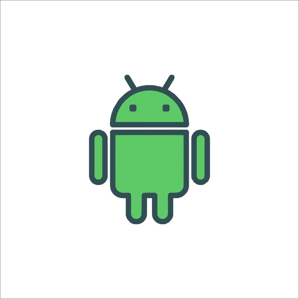 Android icon illustration vector