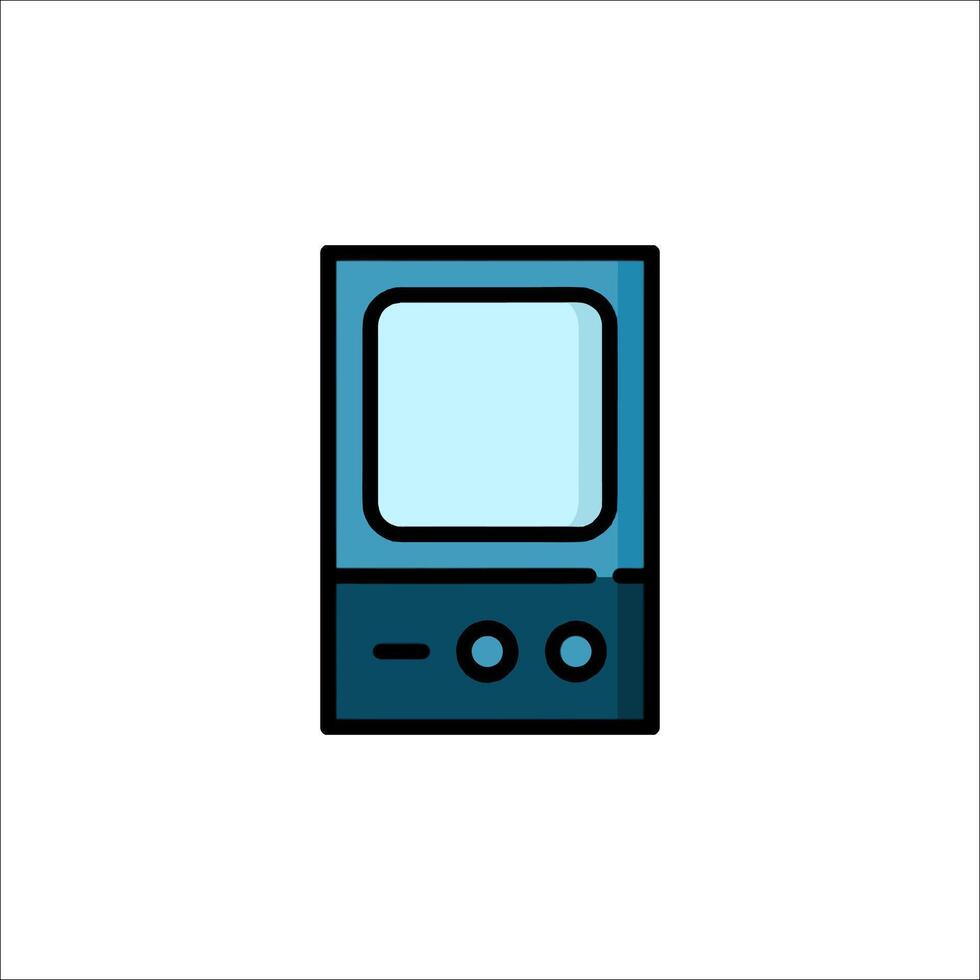 A computer icon on a white background vector