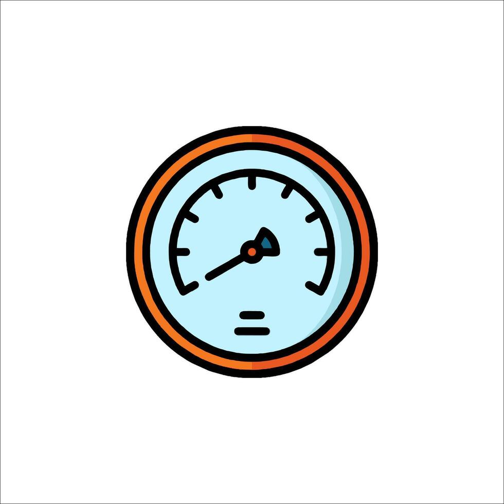 A meter icon on a white background vector