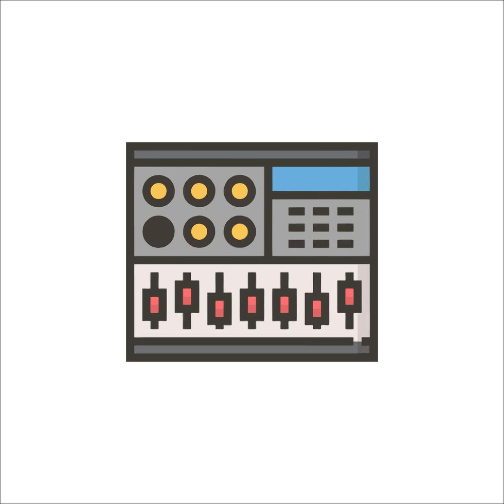 A musical instrument icon on a white background vector