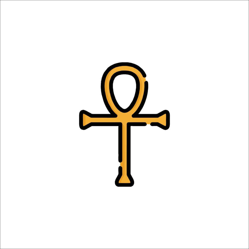 Ankh symbol egyptian ancient symbol ankh illustration vector