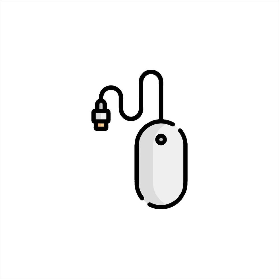 Computer mouse icon illustration vector