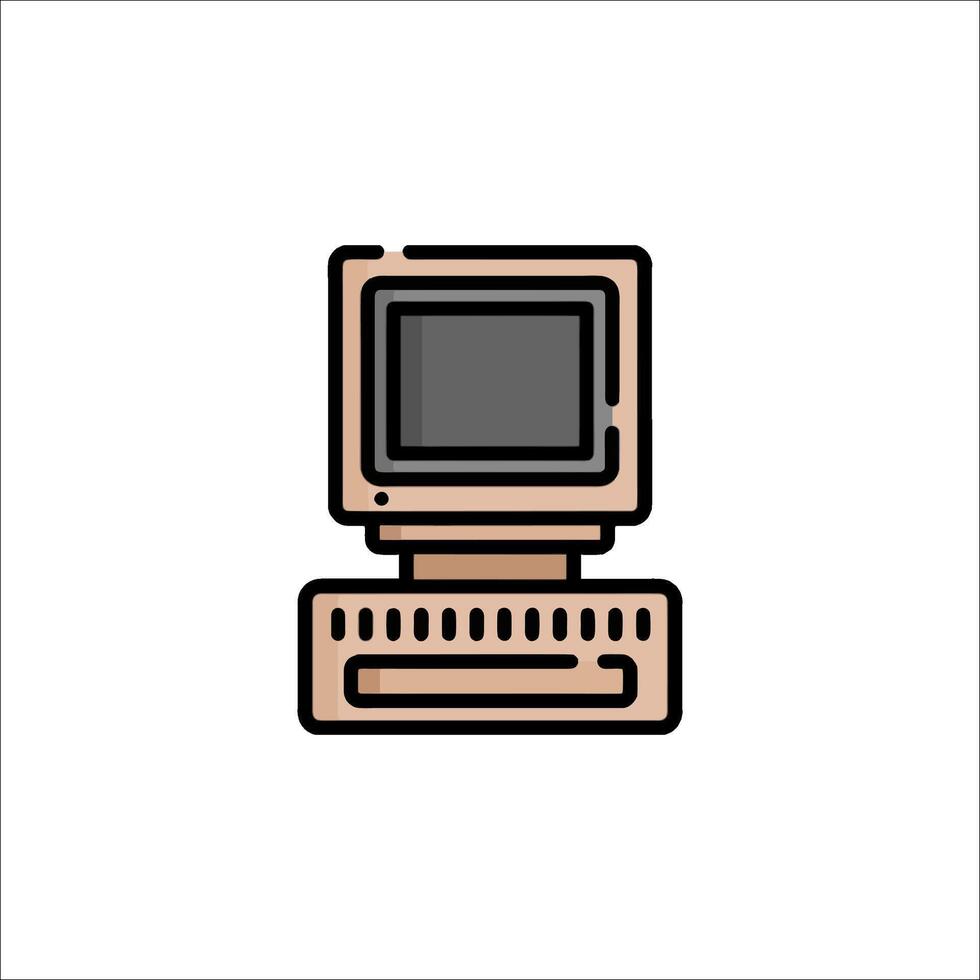 Computer icon illustration vector