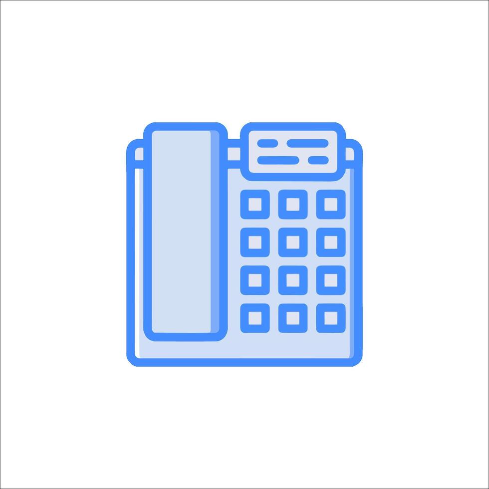 A phone icon on a white background vector