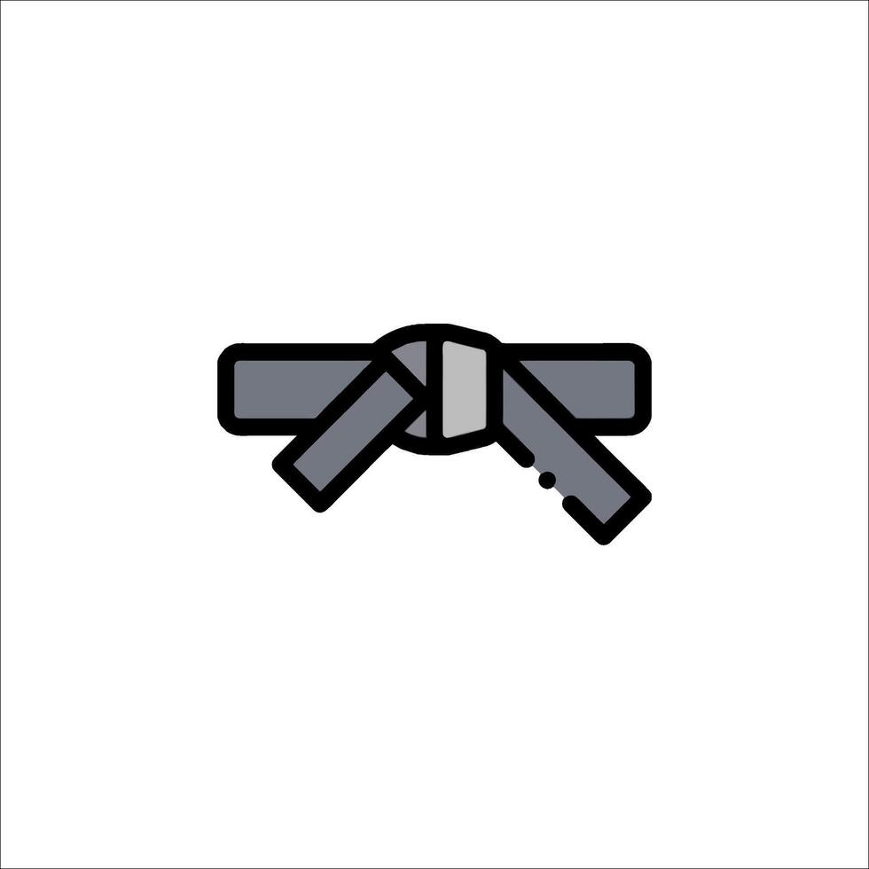 A black and white illustration of a belt vector