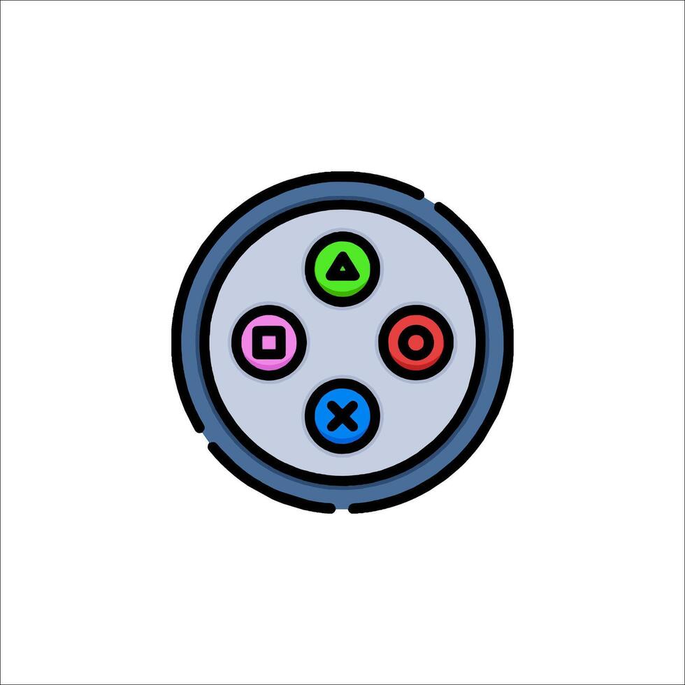 A game controller icon on a white background vector