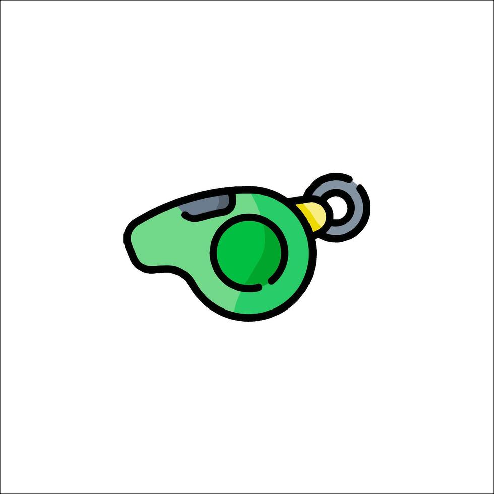 A green and black tape measure icon vector